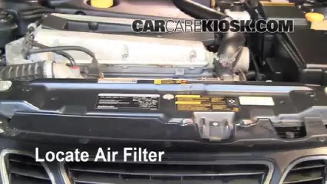 2005 Saab 9-5 Arc 2.3L 4 Cyl. Turbo Sedan Air Filter (Engine) Replace